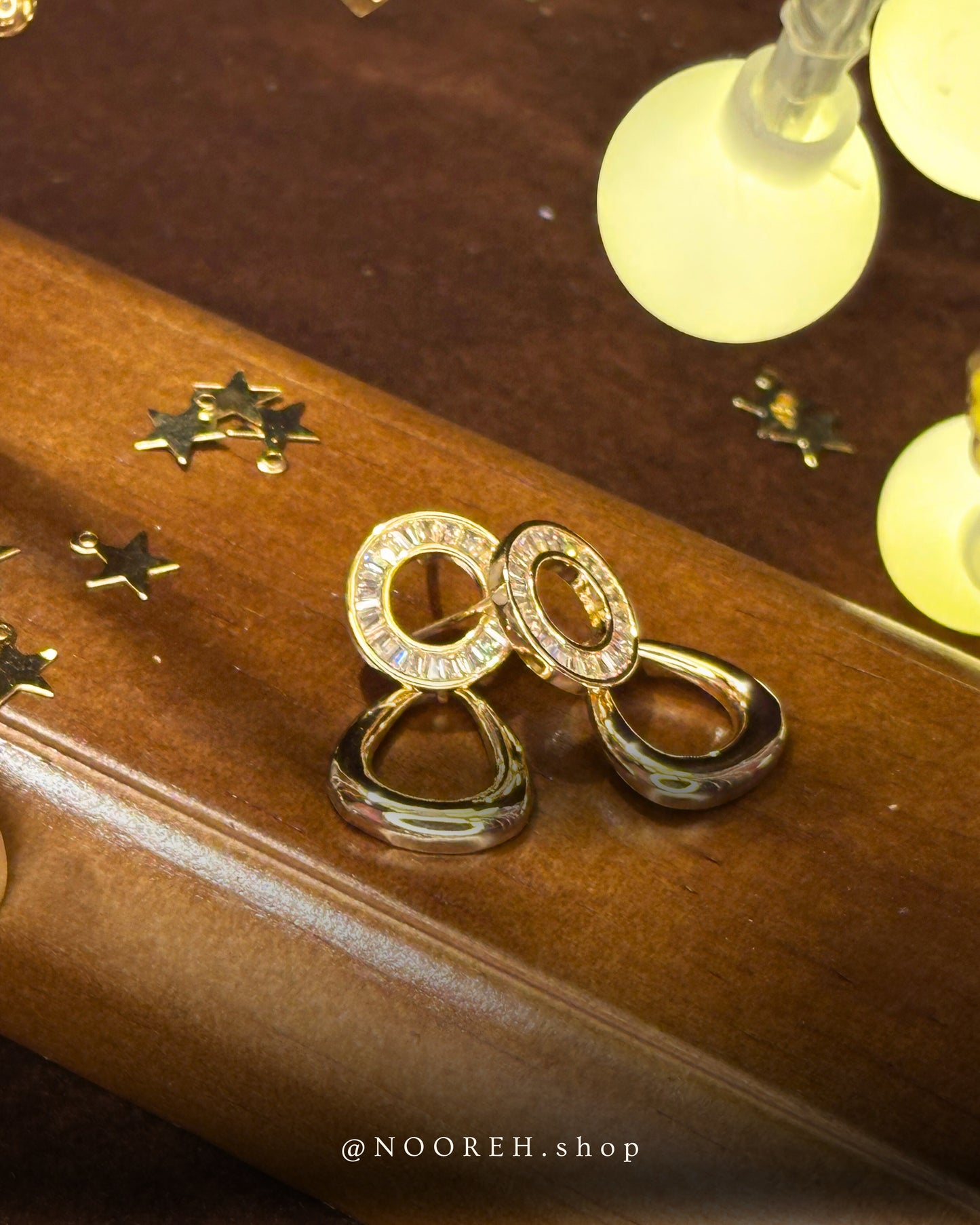 Celeste dual drop earring