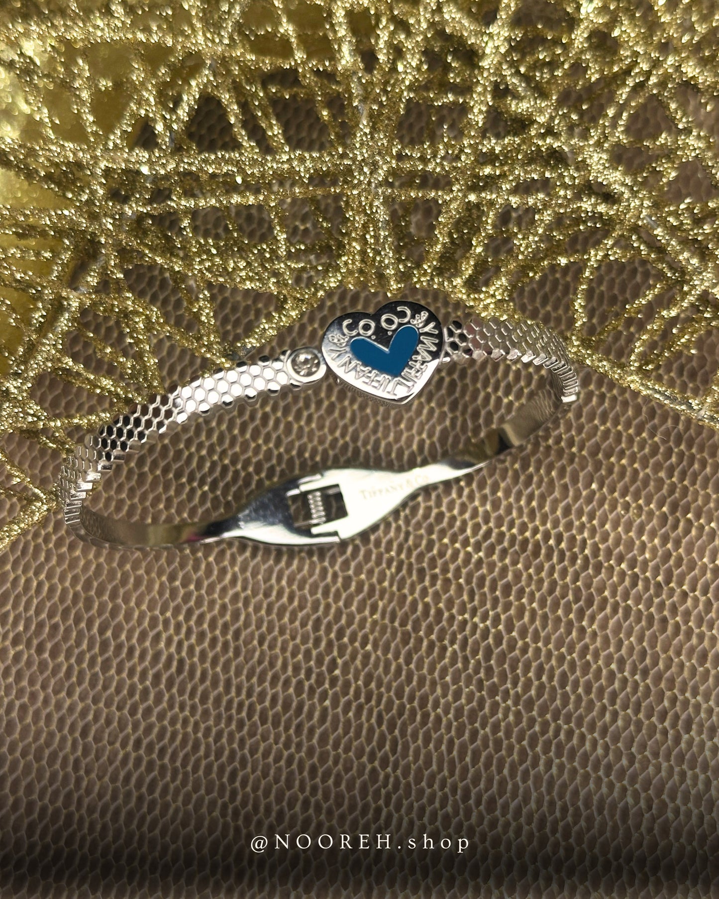 Silver charm bracelet