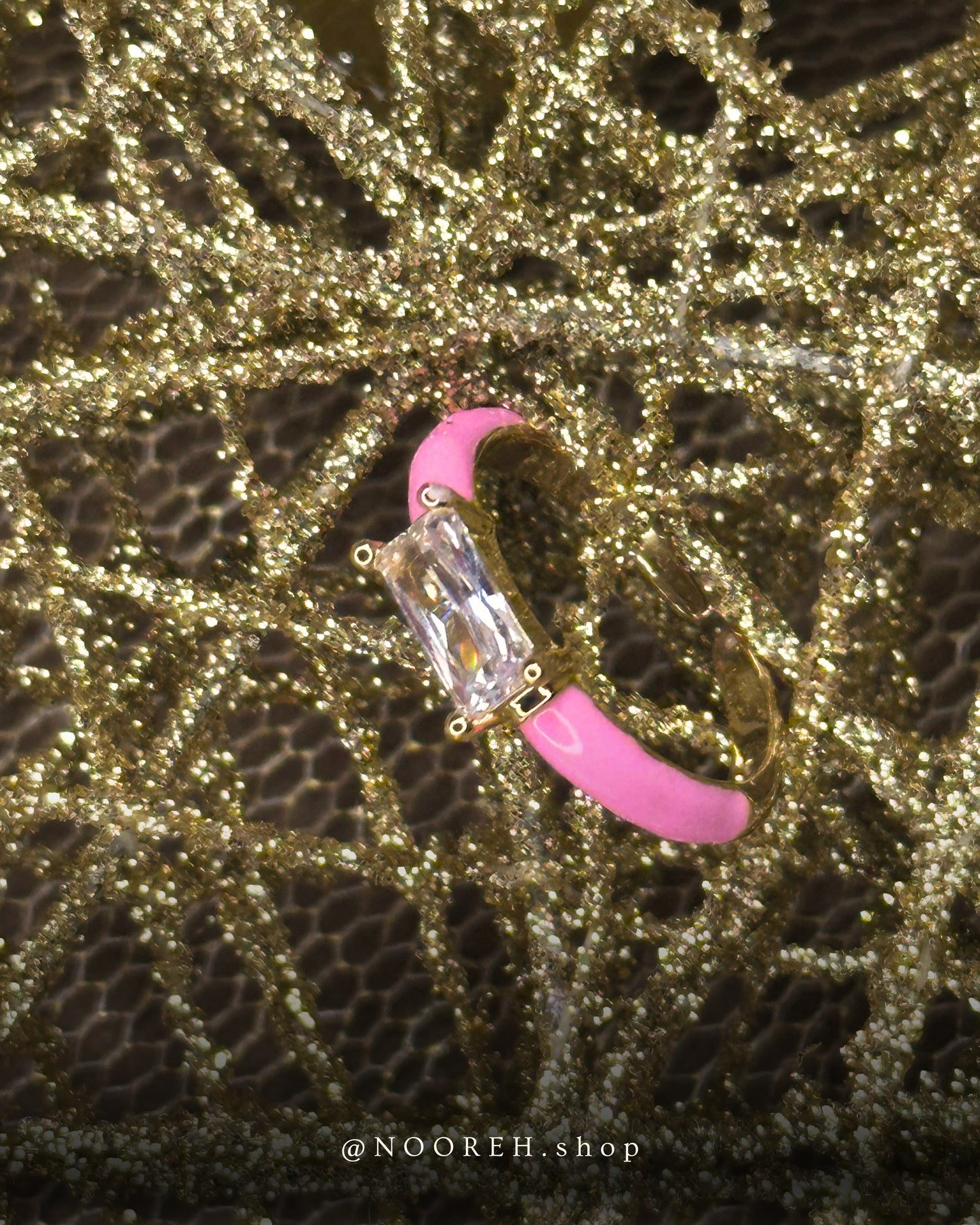 Rose Quartz gemstone ring