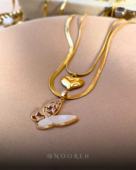 butterfly love necklace