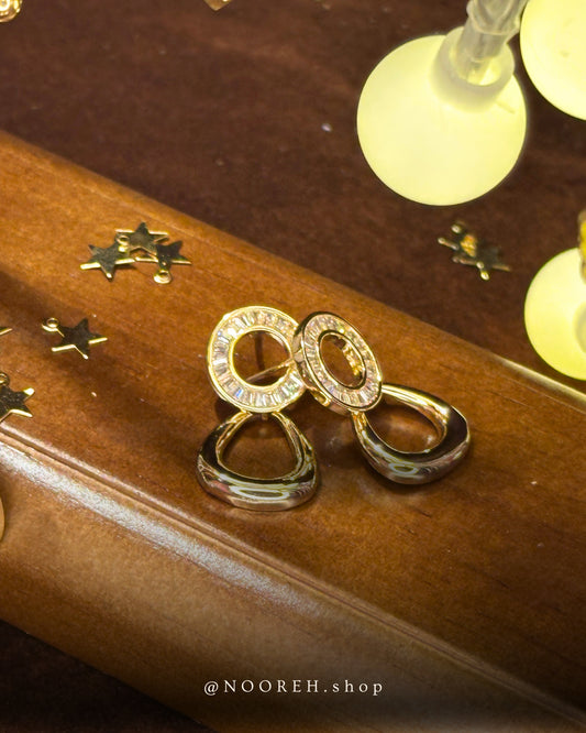 Celeste dual drop earring