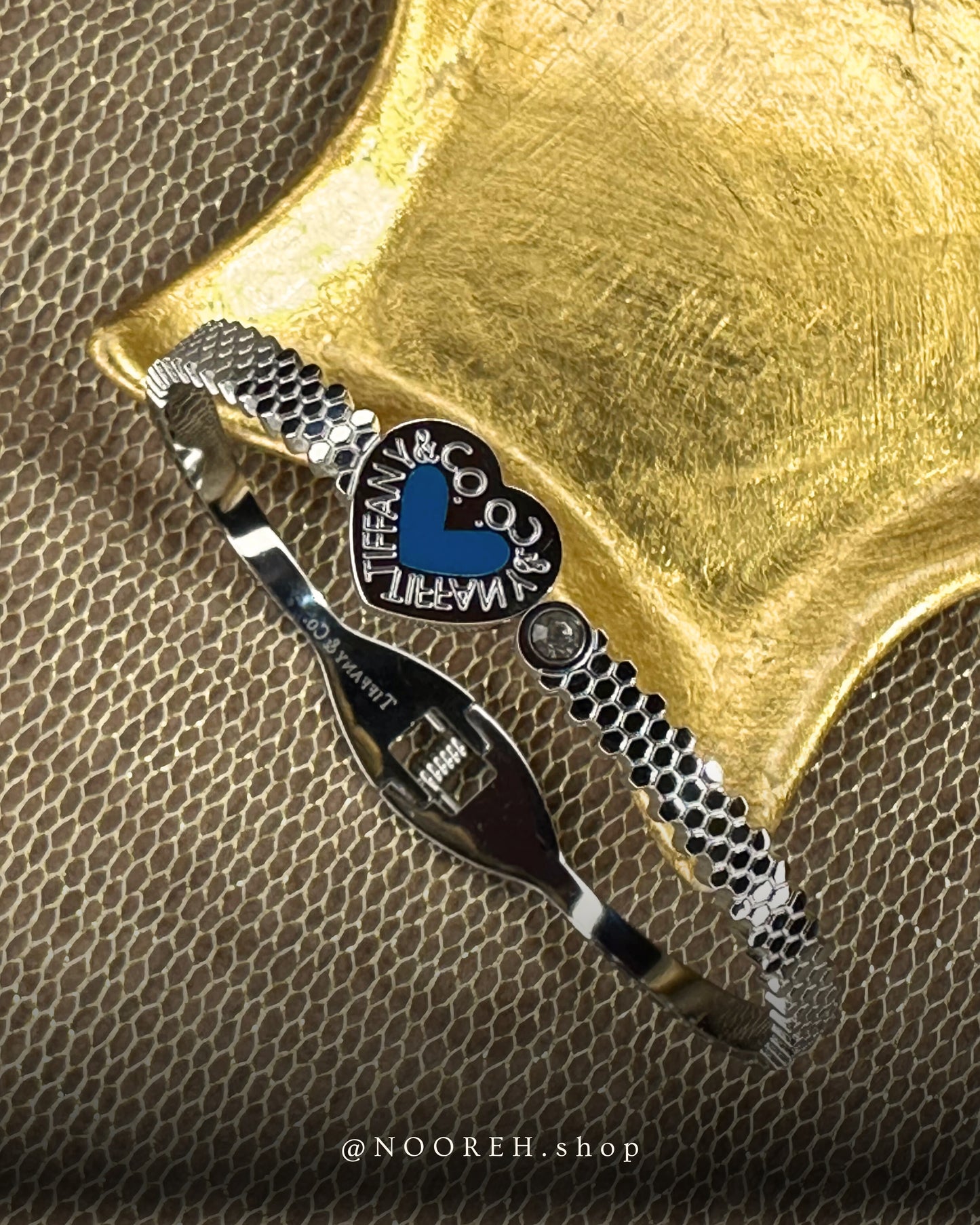 Silver charm bracelet